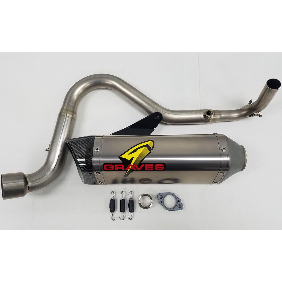 Graves Pro Full Exhaust System - Titanium/Titanium/Titanium - EXK