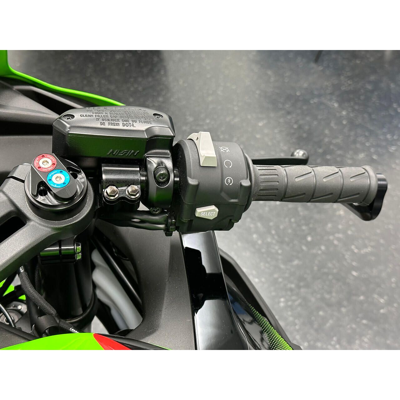 Graves Riser Mount Clip-On Handlebars - 45 mm - HB045RM | Kawasaki