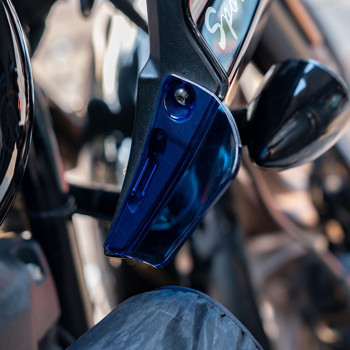 HogWorkz Fairing Air Deflectors Blue - HW159504 | Harley Davidson