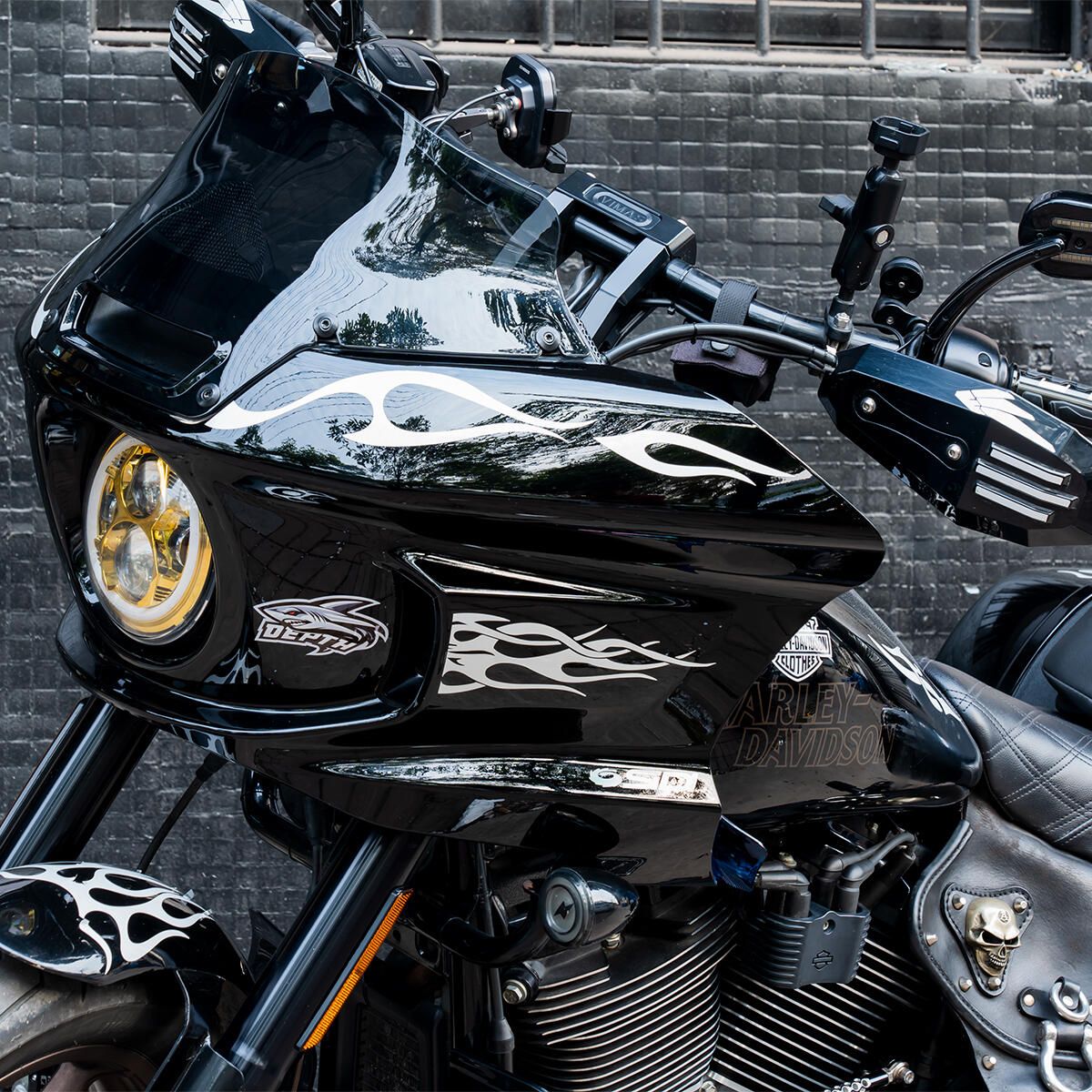 HogWorkz Fairing Air Deflectors Blue - HW159504 | Harley Davidson