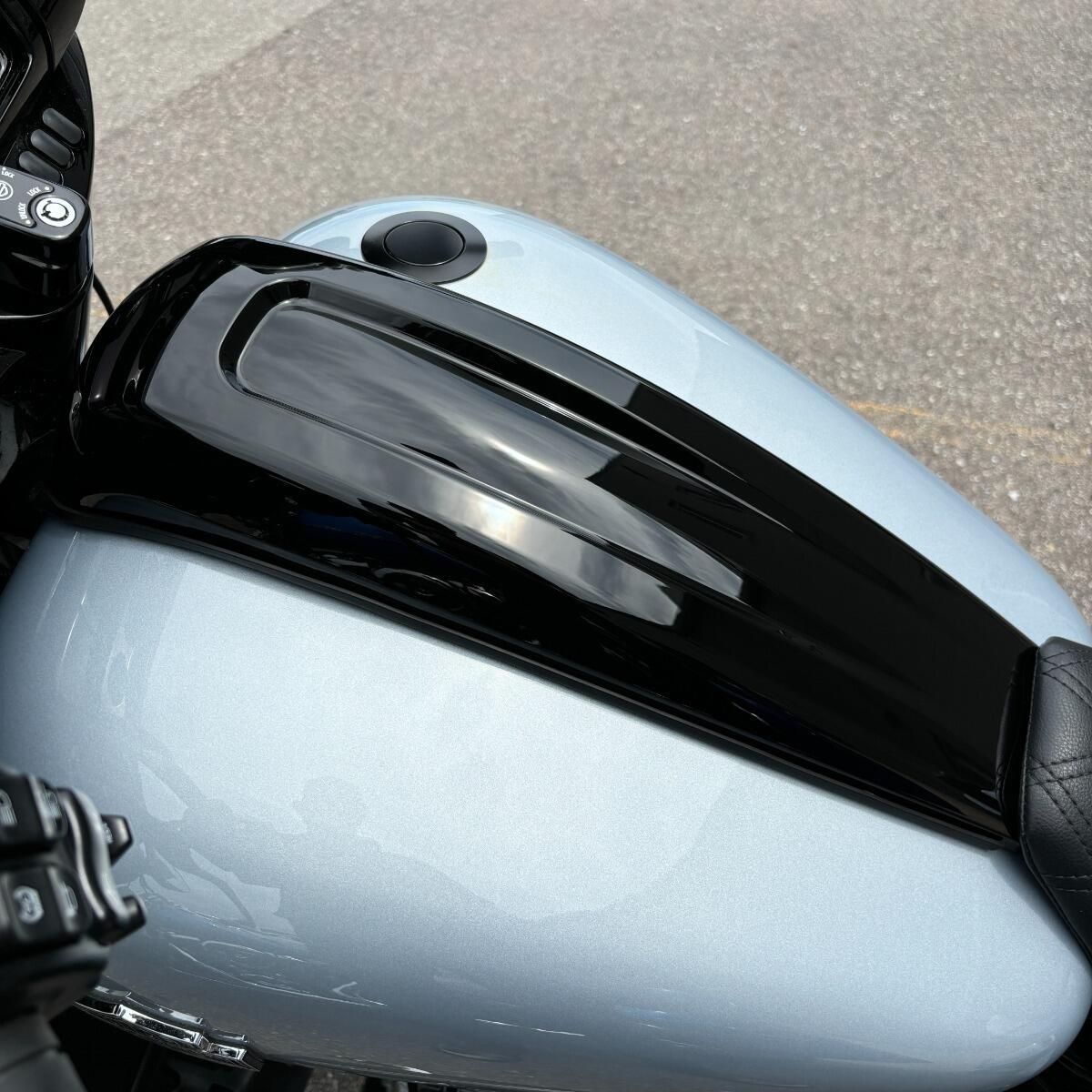 HogWorkz Flatline Tank Topper Dash Console Denim Black