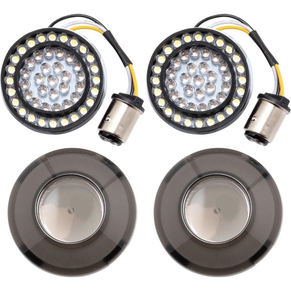 HogWorkz Halomaker 1157 Base LED Turn Signals and DRL - Bullet