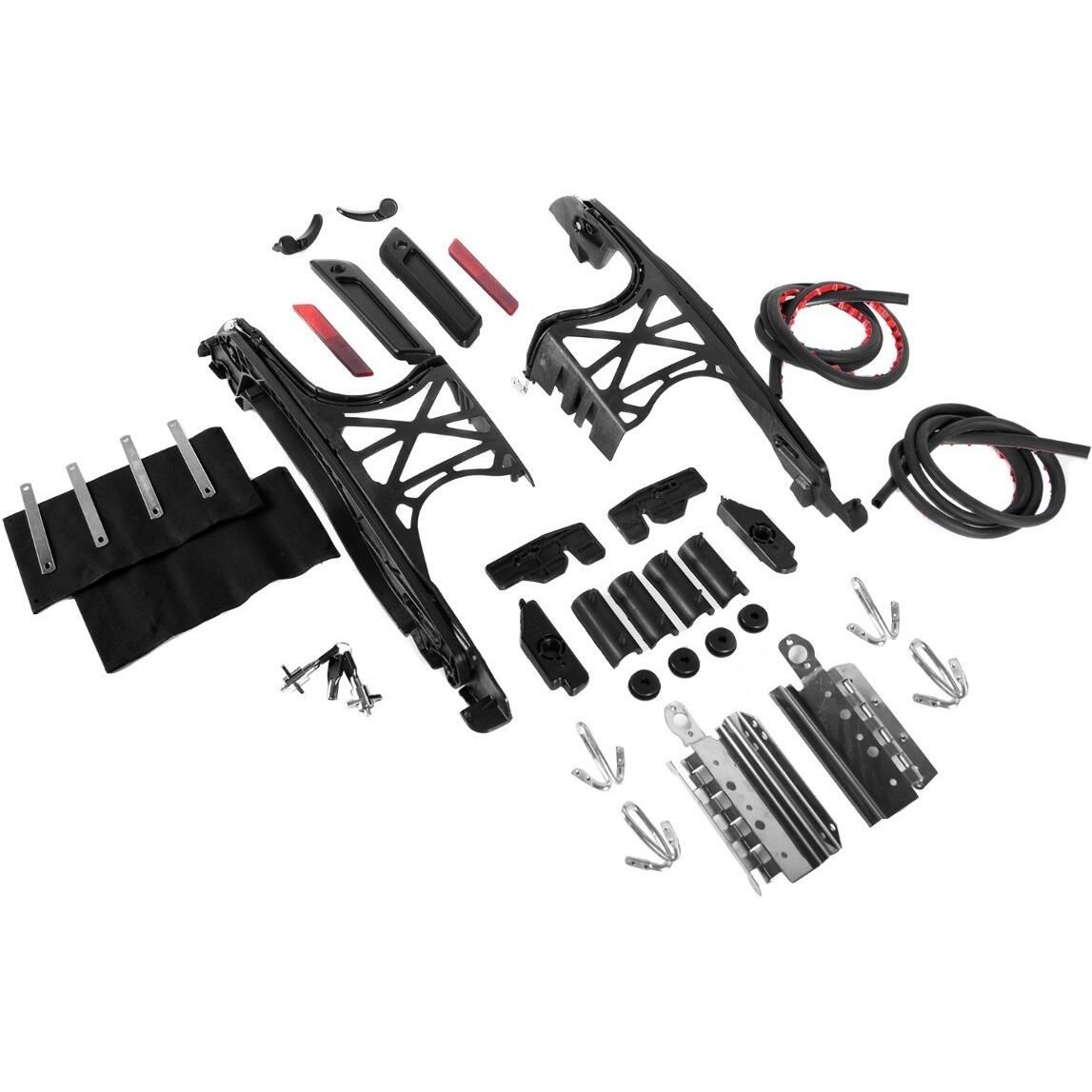 nodeldesign Tactical Bag＆FB-side mount HogWorkz One Touch Saddlebag Mounting Kit Black - HW131374 | FortNine