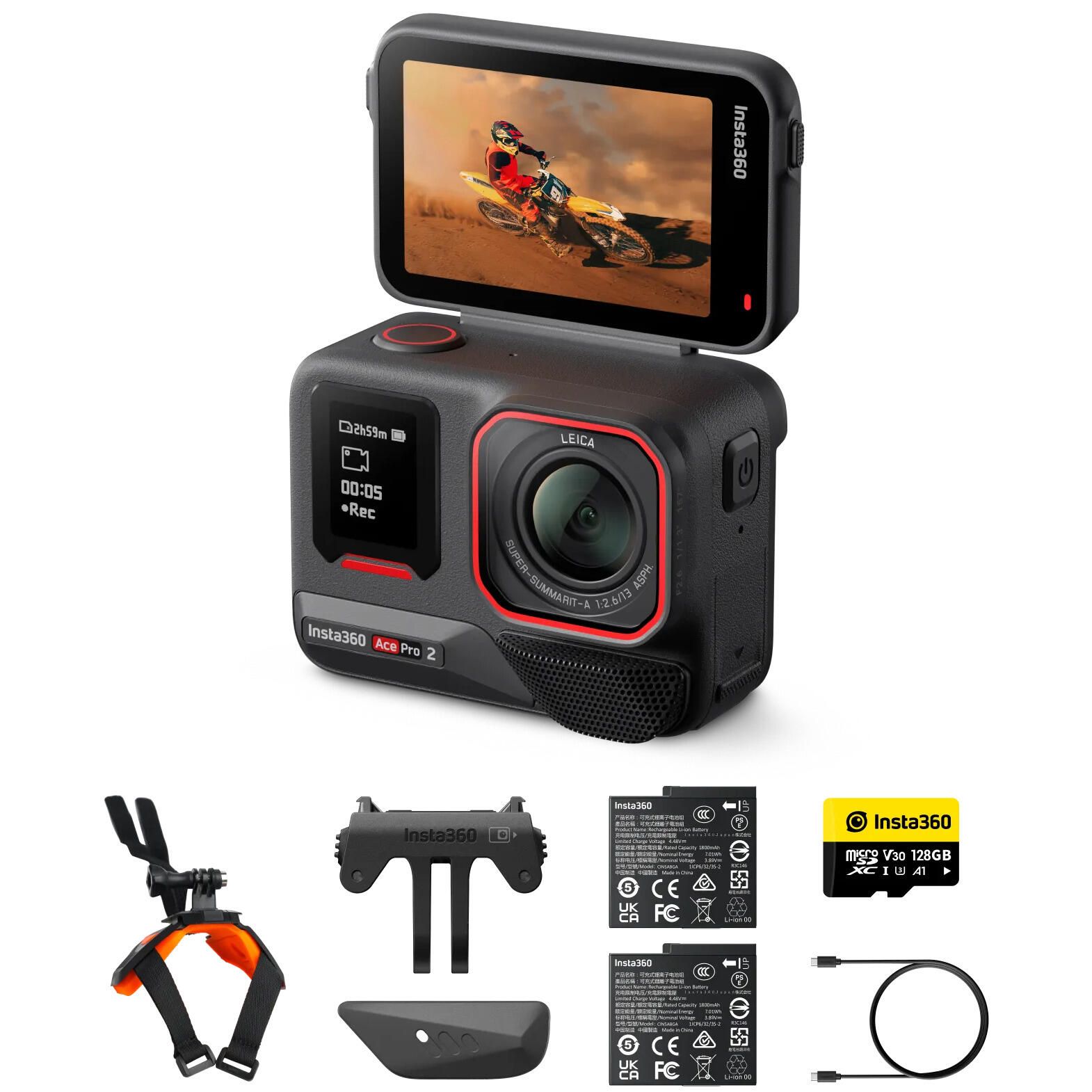 Insta360 Ace Pro 2 Motorcycle Bundle | FortNine Insta360 Ace Pro 2 Motorcycle Bundle | FortNine