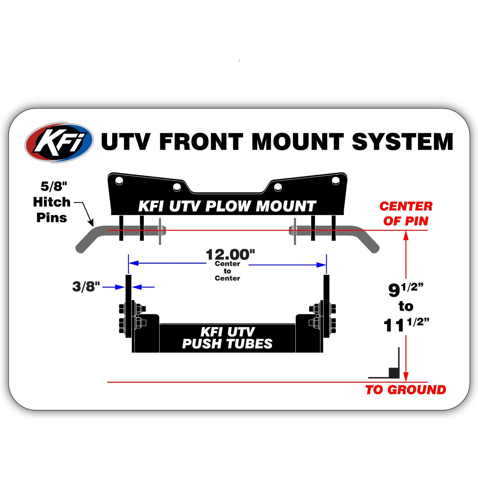 KFI Products Plow Mount - 106645 | FortNine