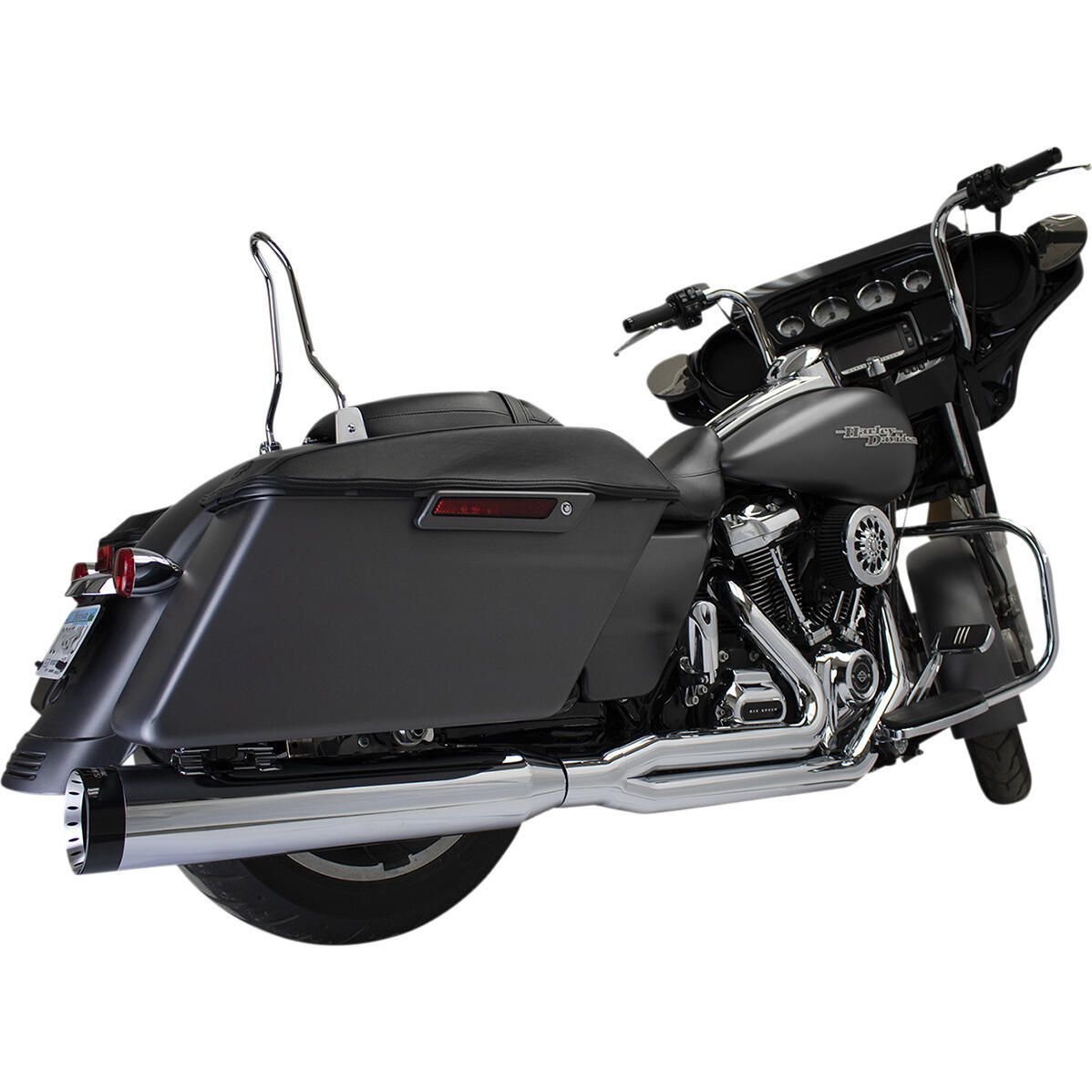 hnk　1009 Khrome Werks Outlaw 2-Into-1 Full Exhaust System - Chrome