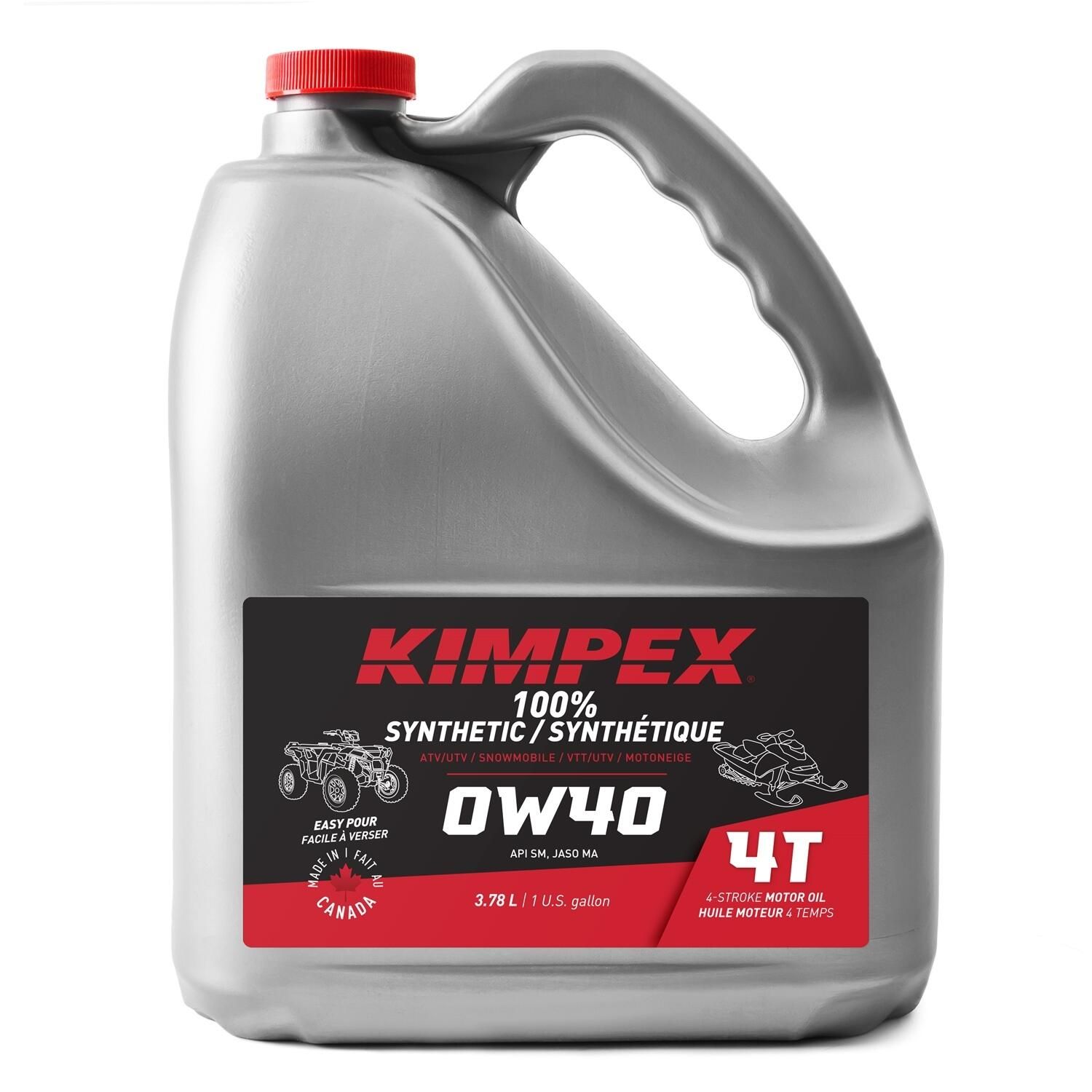 Kimpex ATV/Snowmobile 4-Stroke 0W40 Synthetic Oil | FortNine