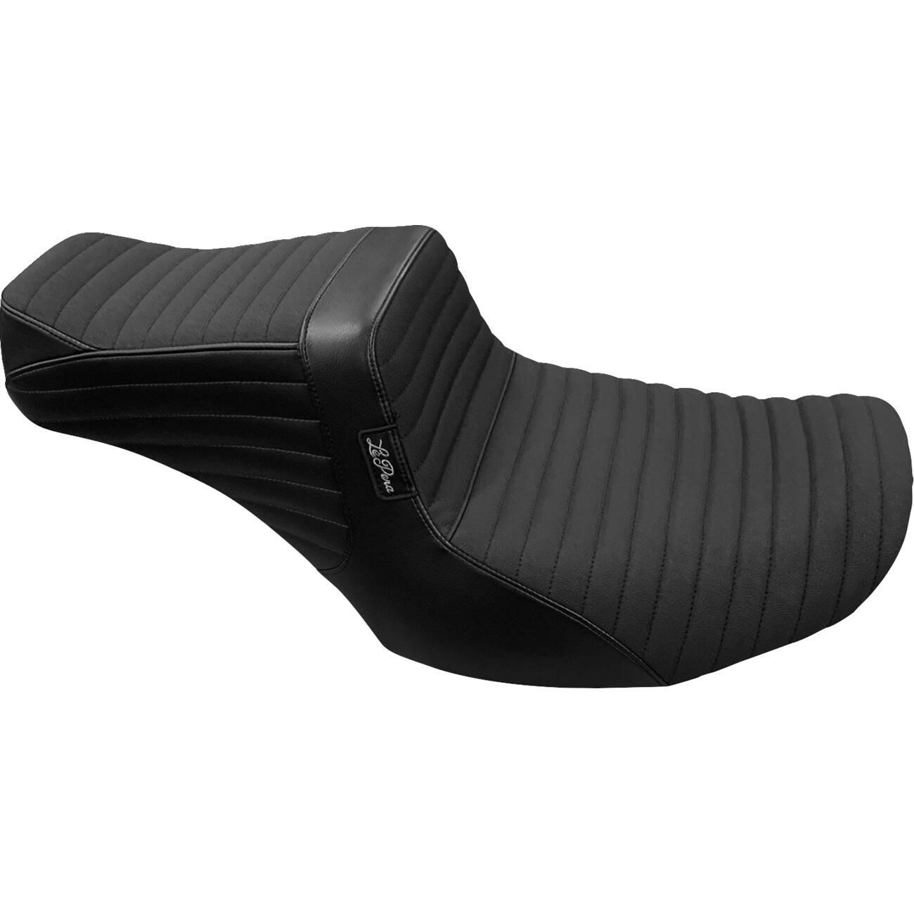 Le Pera Tailwhip Two-Up Seat - Black - Pleated - with Gripper - 12