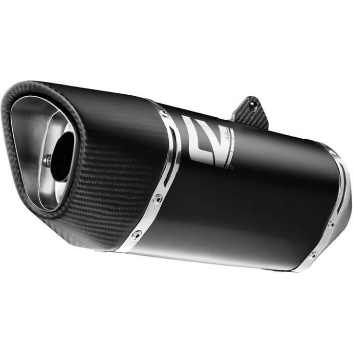 LeoVince LV-14 R Slip-On Exhaust - Black - 15608BU | FortNine