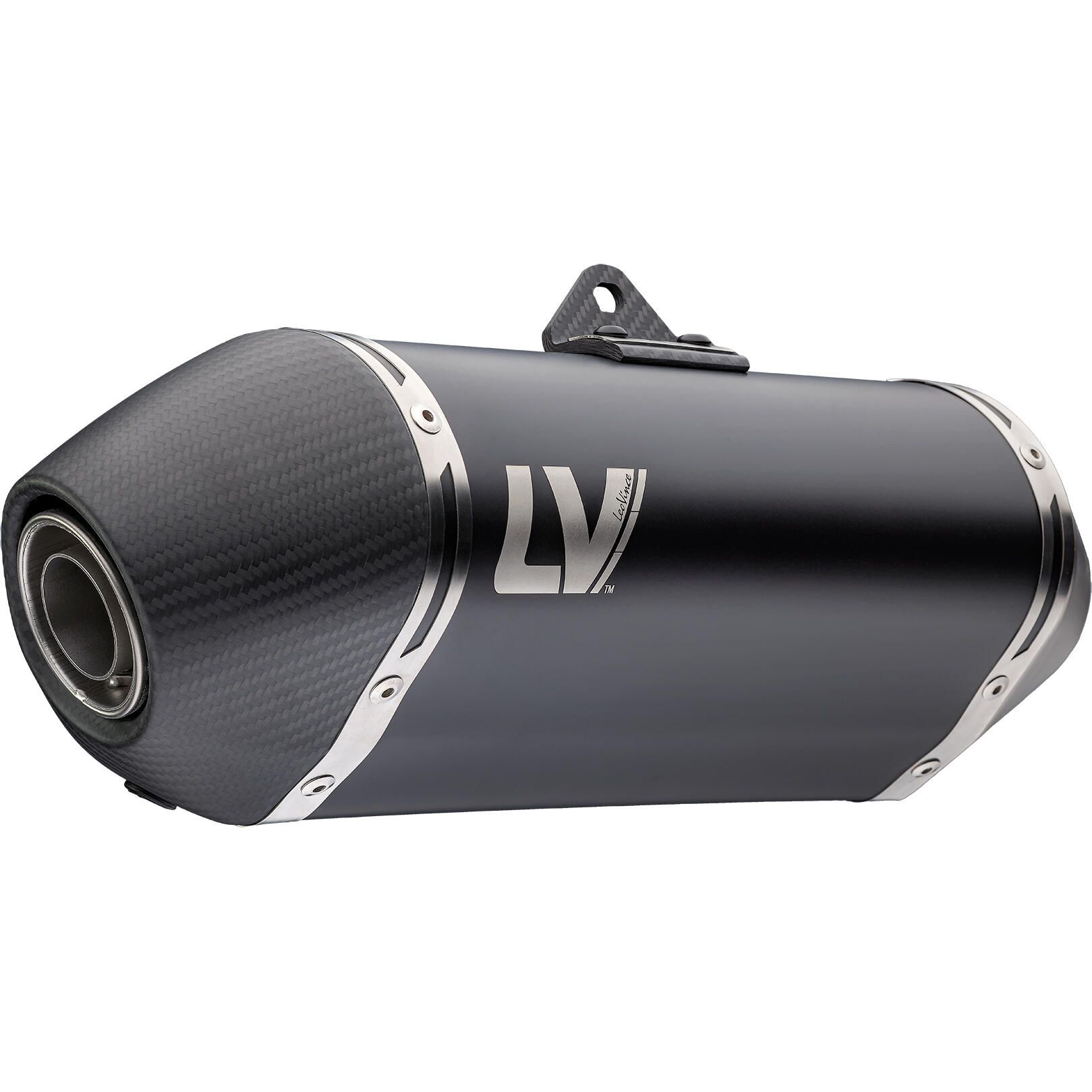 Flank Lahaleon 14号 LeoVince LV-14 Slip-On Exhaust - Black - 15609BU | Yamaha XTZ07