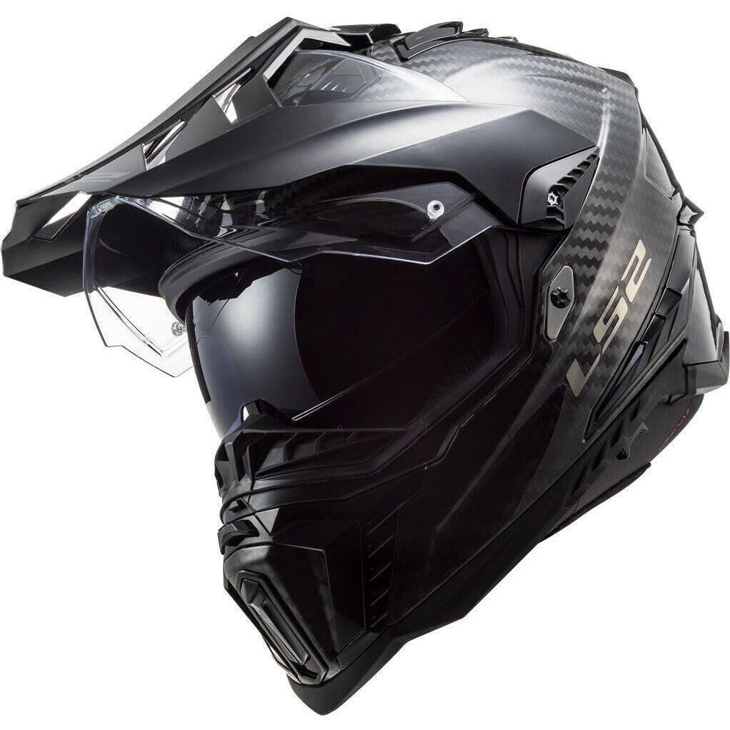 LS2 MX701 Explorer Carbon Solid Helmet | FortNine