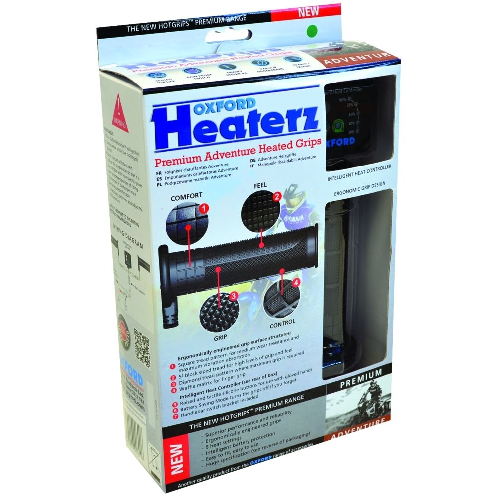 h.t  Oxford Heaterz Premium Adventure Heated Grips | FortNine