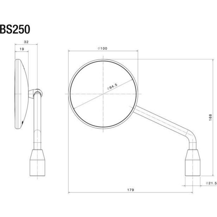 Rizoma One Mirror | FortNine Canada