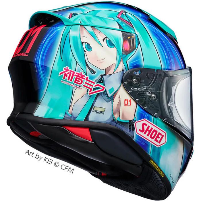 Shoei RF-1400 Hatsune Miku Helmet | FortNine