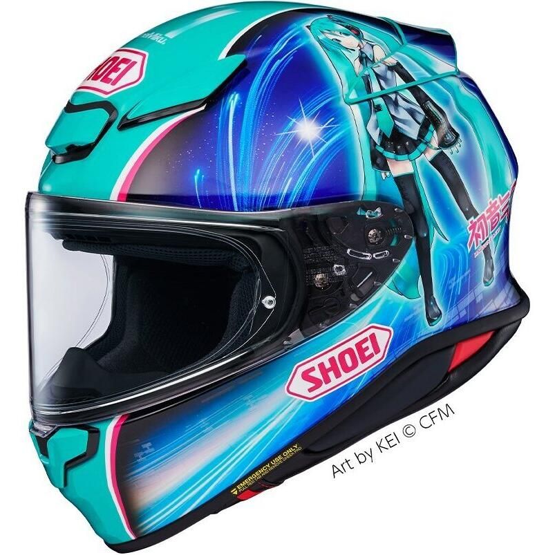 Shoei RF-1400 Hatsune Miku Helmet | FortNine