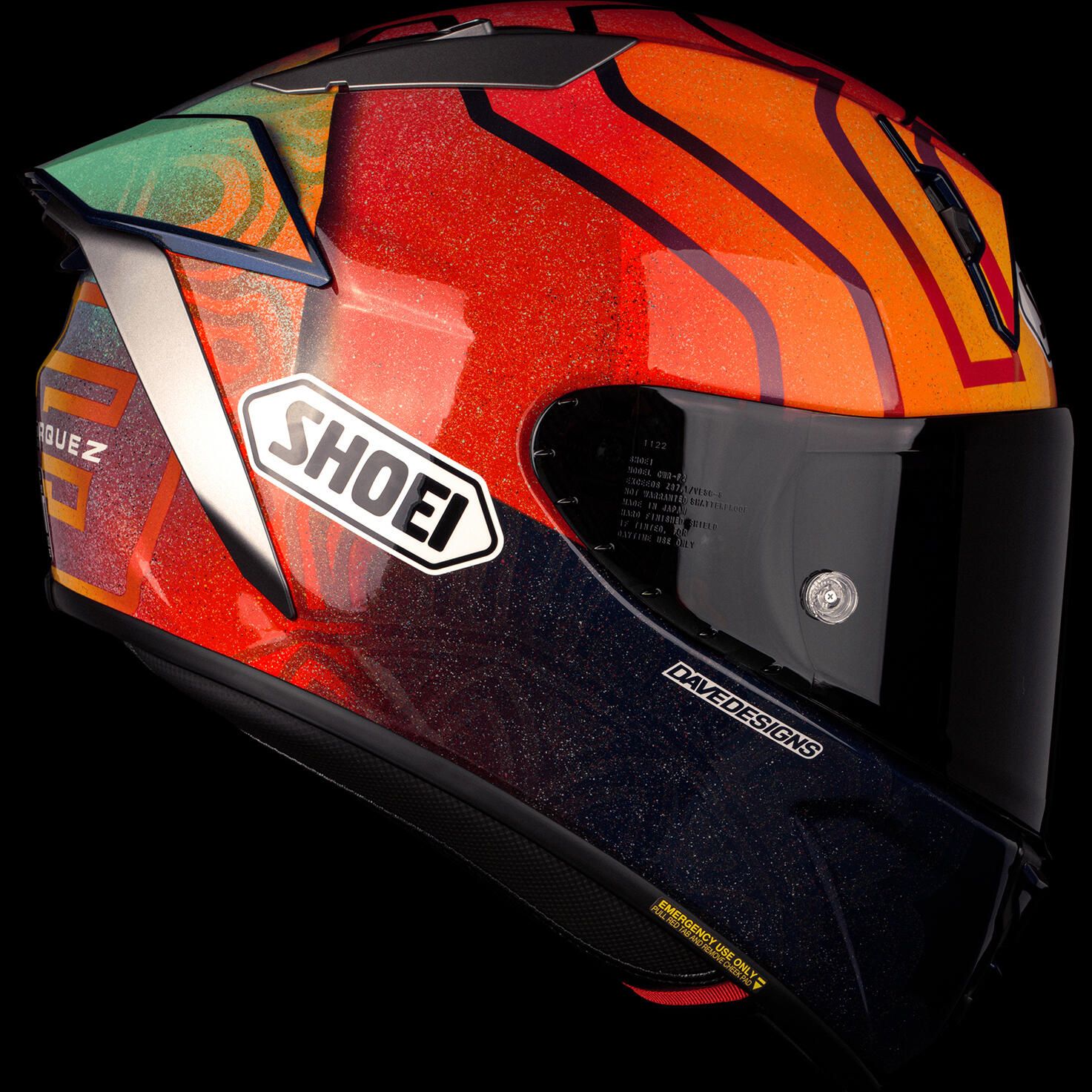 Shoei X-15 Marquez Holi Helmet | FortNine