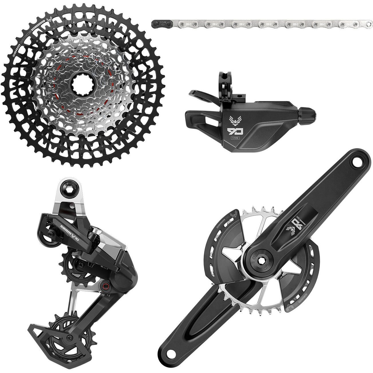 ■新品 SRAM MTB 1x12Speed SX Eagle グループセット SRAM Eagle 90 Groupset | FortNine