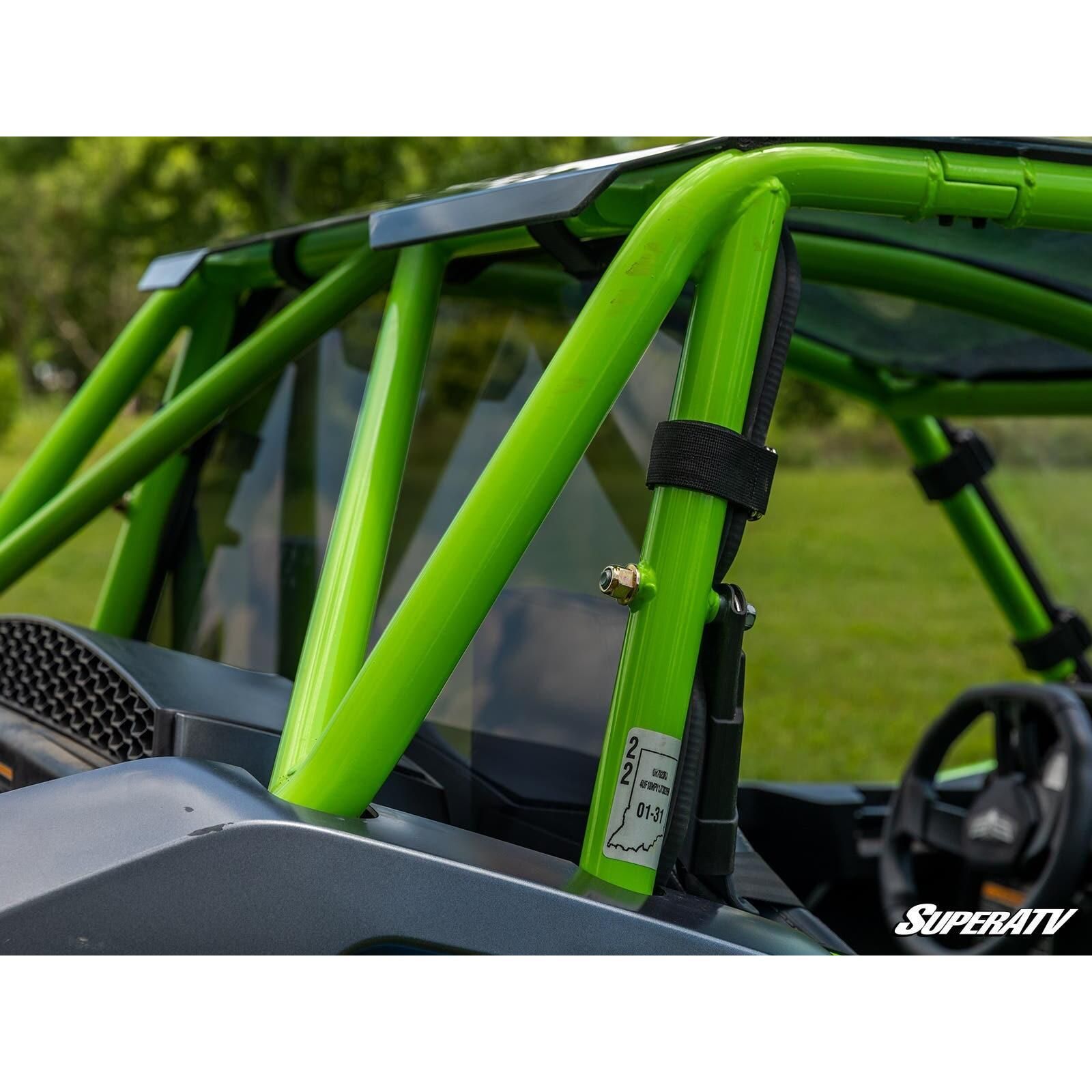 SuperATV Rear Windshield - Standard Poly - Light Tint - RWS-T-XX