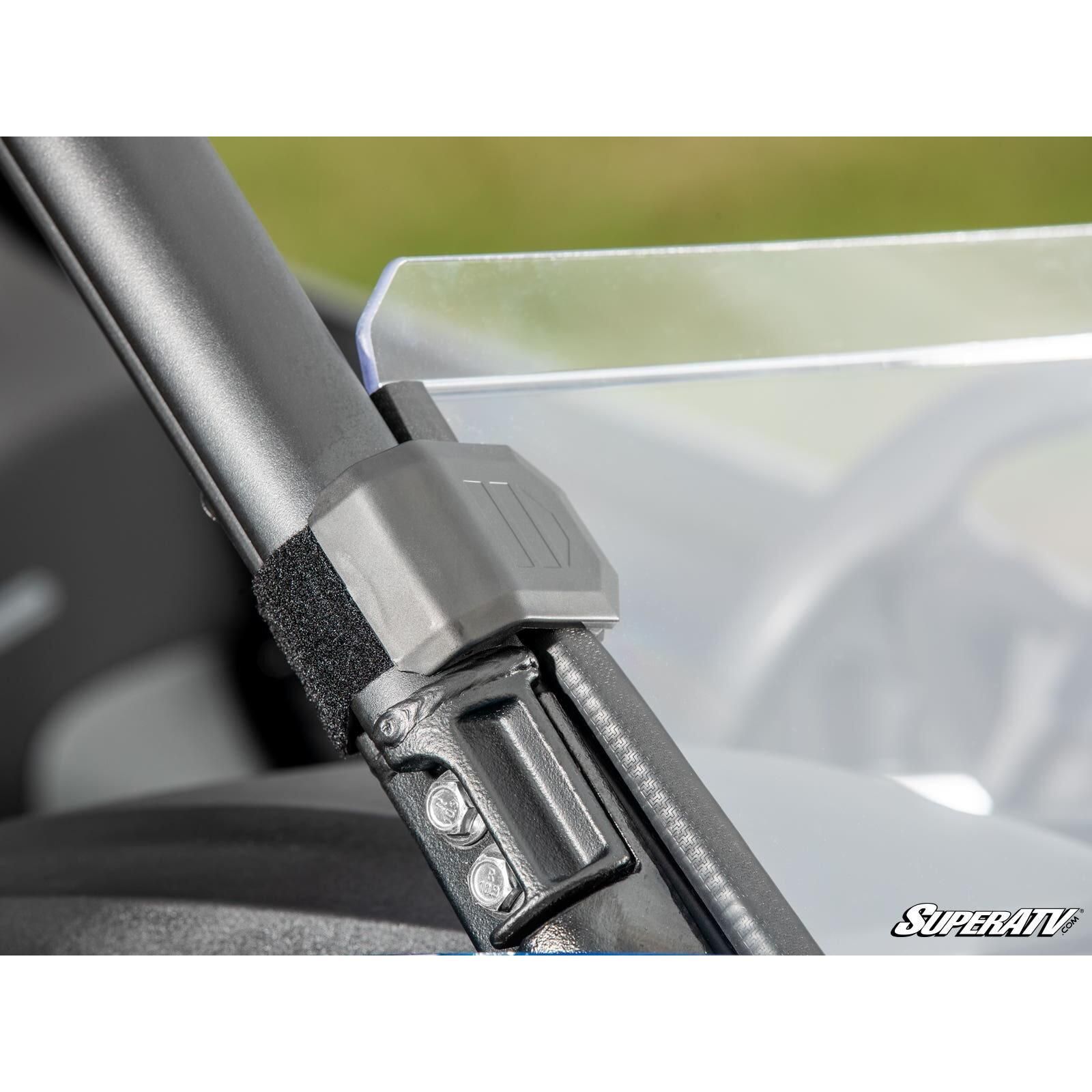 SuperATV Half Windshield - Scratch Resistant Poly - Clear - HWS-CF