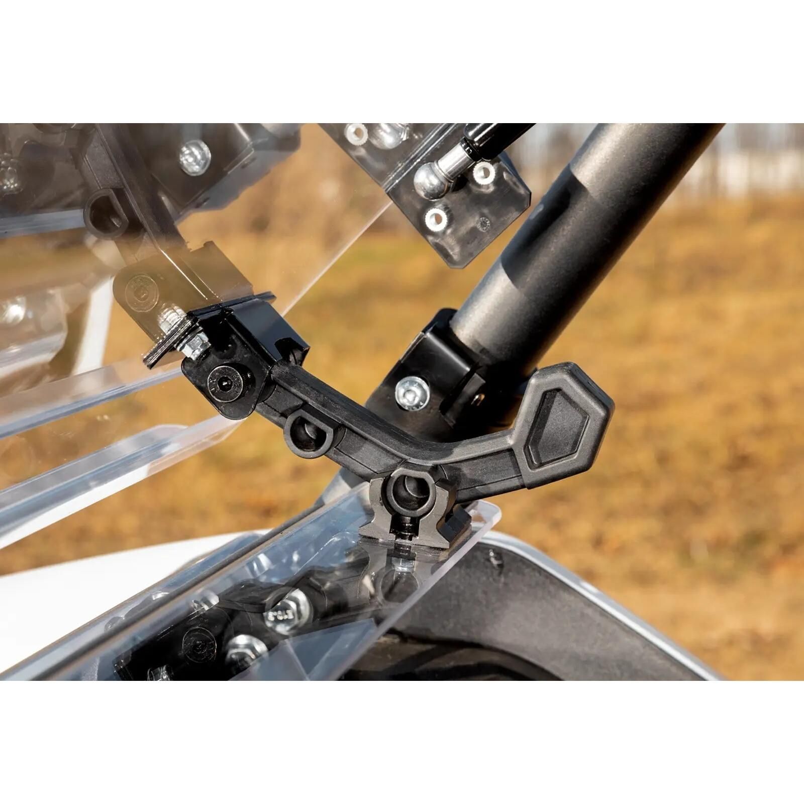 SuperATV Flip Windshield - Scratch Resistant Poly - Clear - FWS-K
