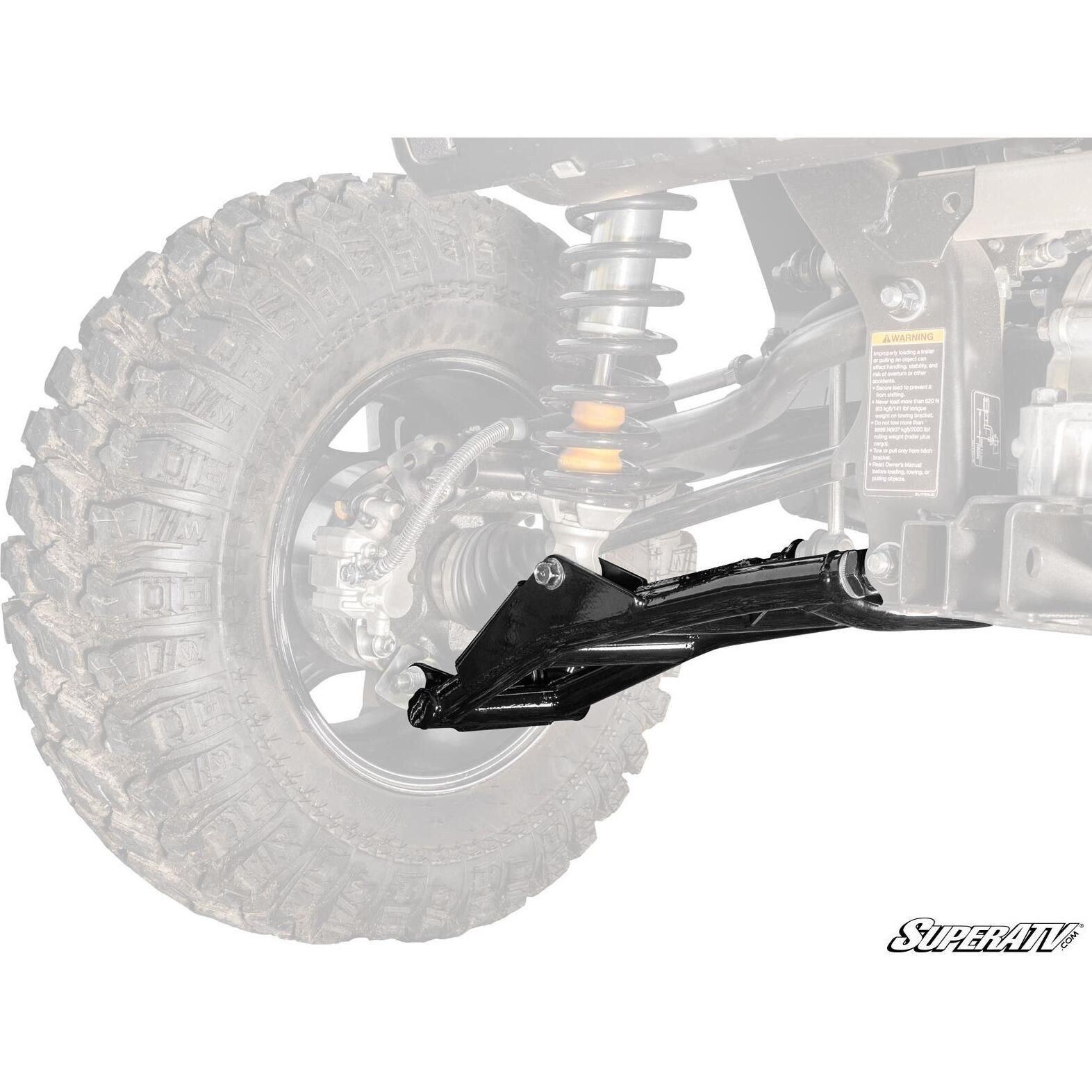SuperATV High-Clearance Lower Rear A-Arms - AA-Y-WV-R-HC-001-02