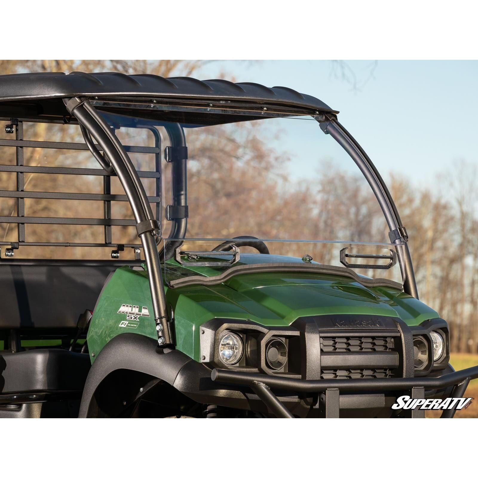 SuperATV Vented Full Windshield - WS-K-MULE-SX-V-70 | FortNine