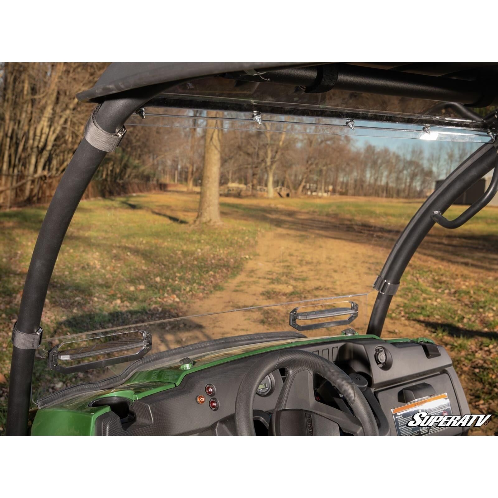 SuperATV Vented Full Windshield - WS-K-MULE-SX-V-70 | FortNine