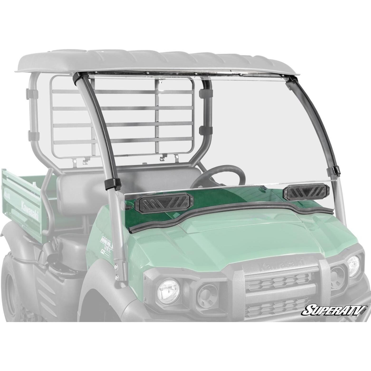 SuperATV Vented Full Windshield - WS-K-MULE-SX-V-70 | FortNine