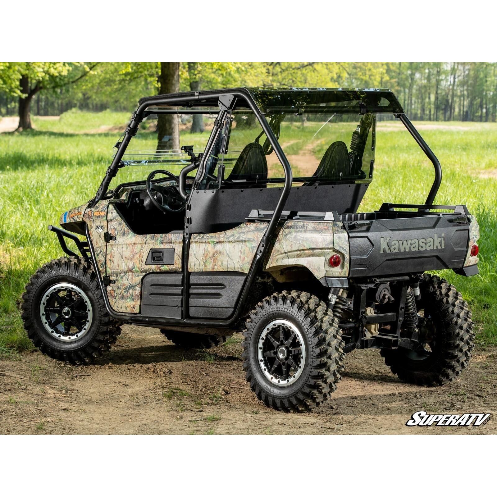 SuperATV Rear Windshield - Standard Poly - Light Tint - RWS-K