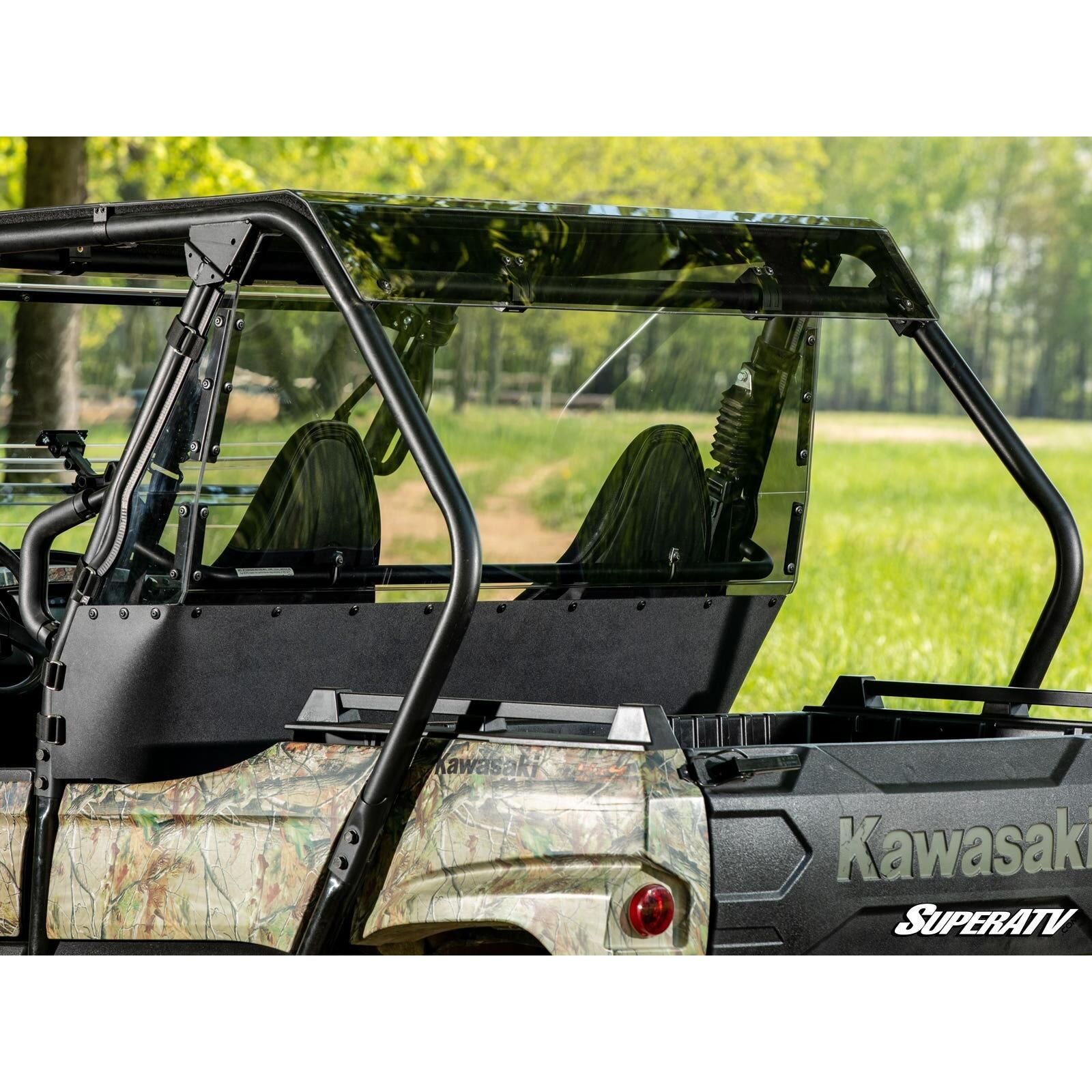 SuperATV Rear Windshield - Standard Poly - Light Tint - RWS-K