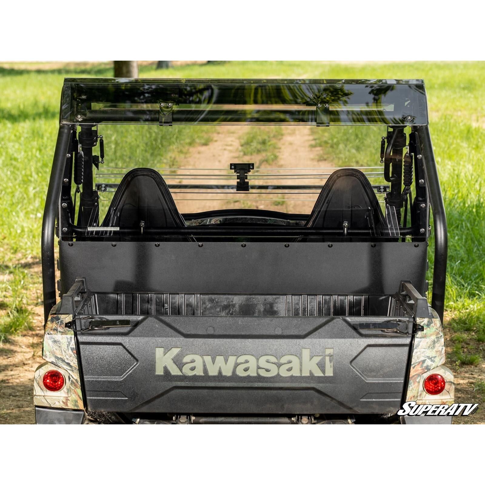 SuperATV Rear Windshield - Standard Poly - Light Tint - RWS-K