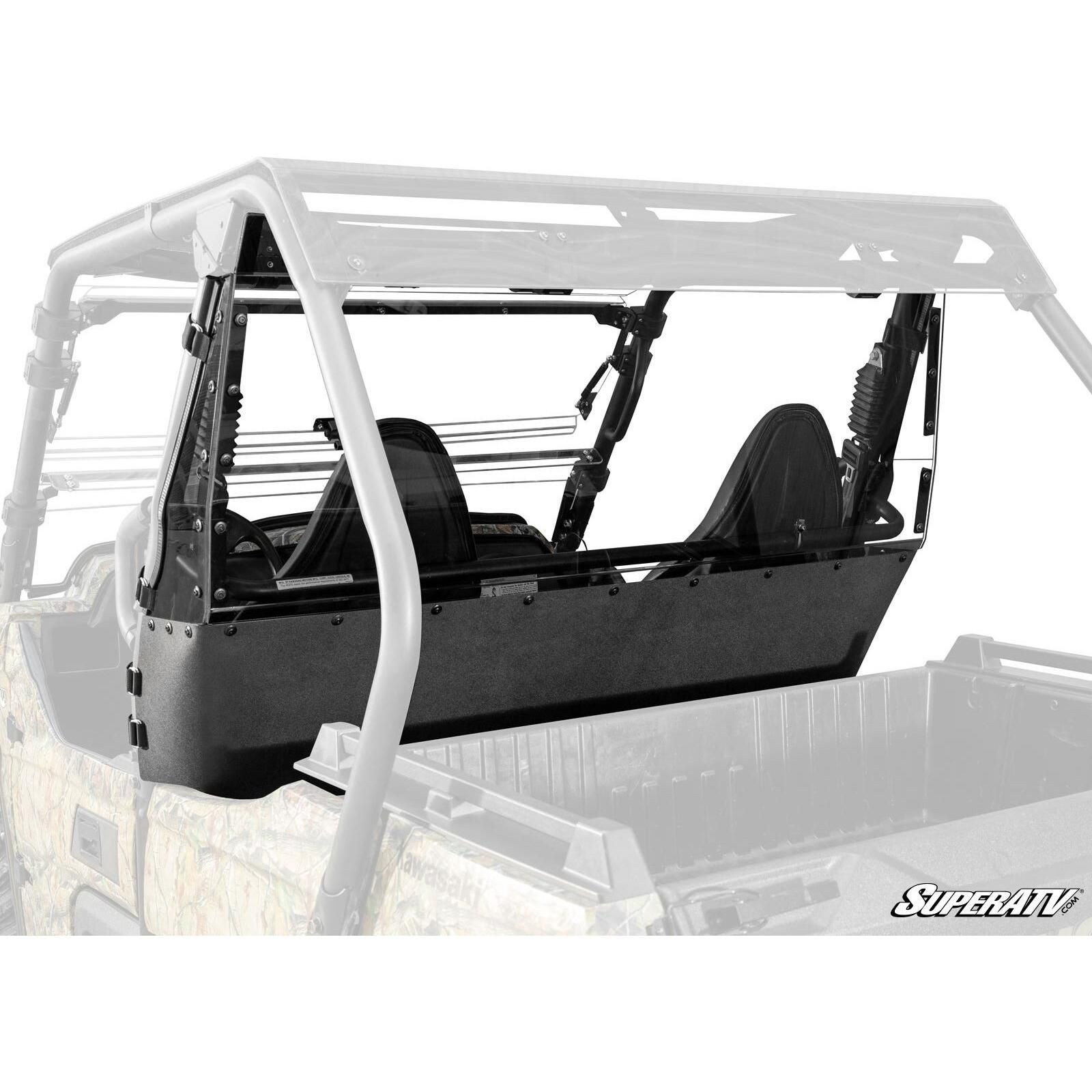 SuperATV Rear Windshield - Standard Poly - Light Tint - RWS-K