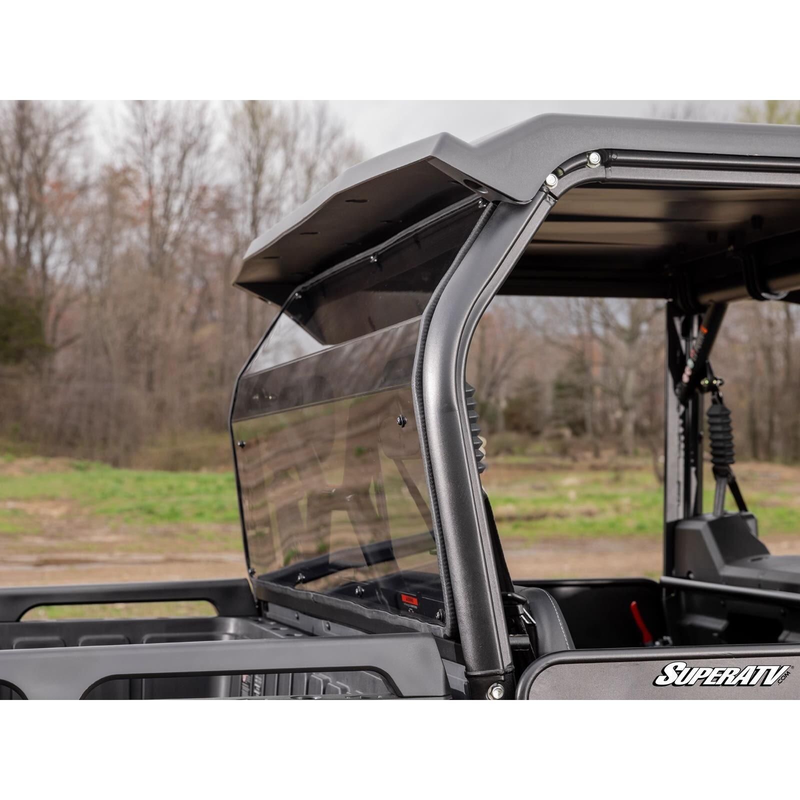 SuperATV Rear Windshield - Standard Poly - Light Tint - RWS-SW