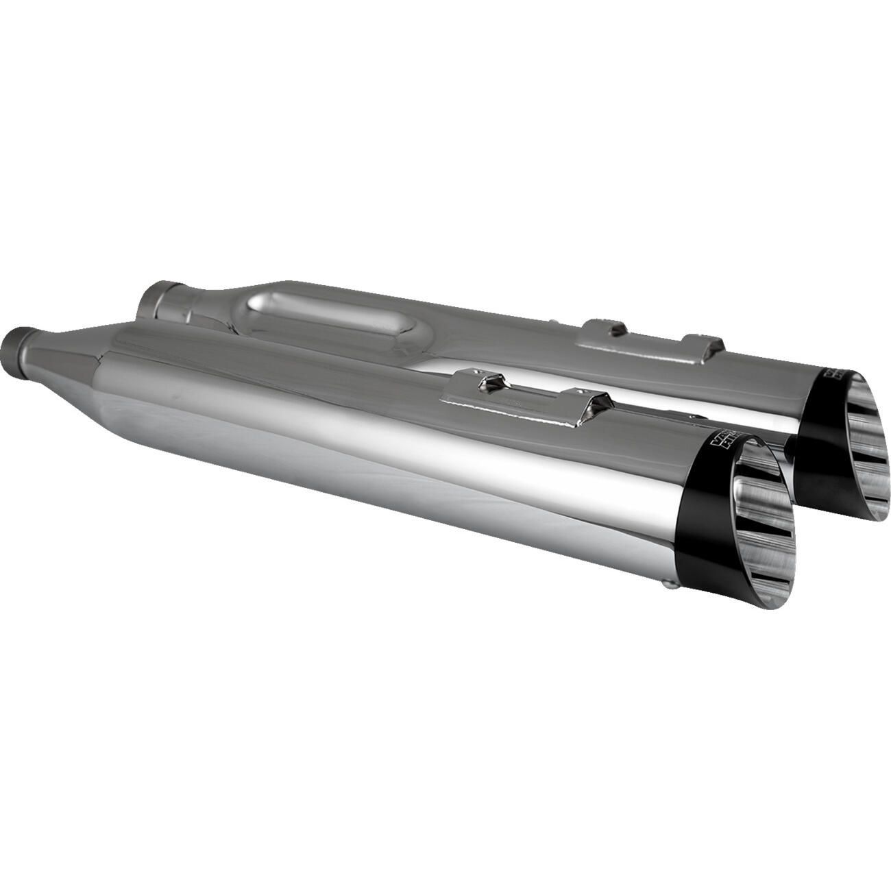 Vance and Hines Razorback 450 Slip-On Exhaust - Chrome - 17960