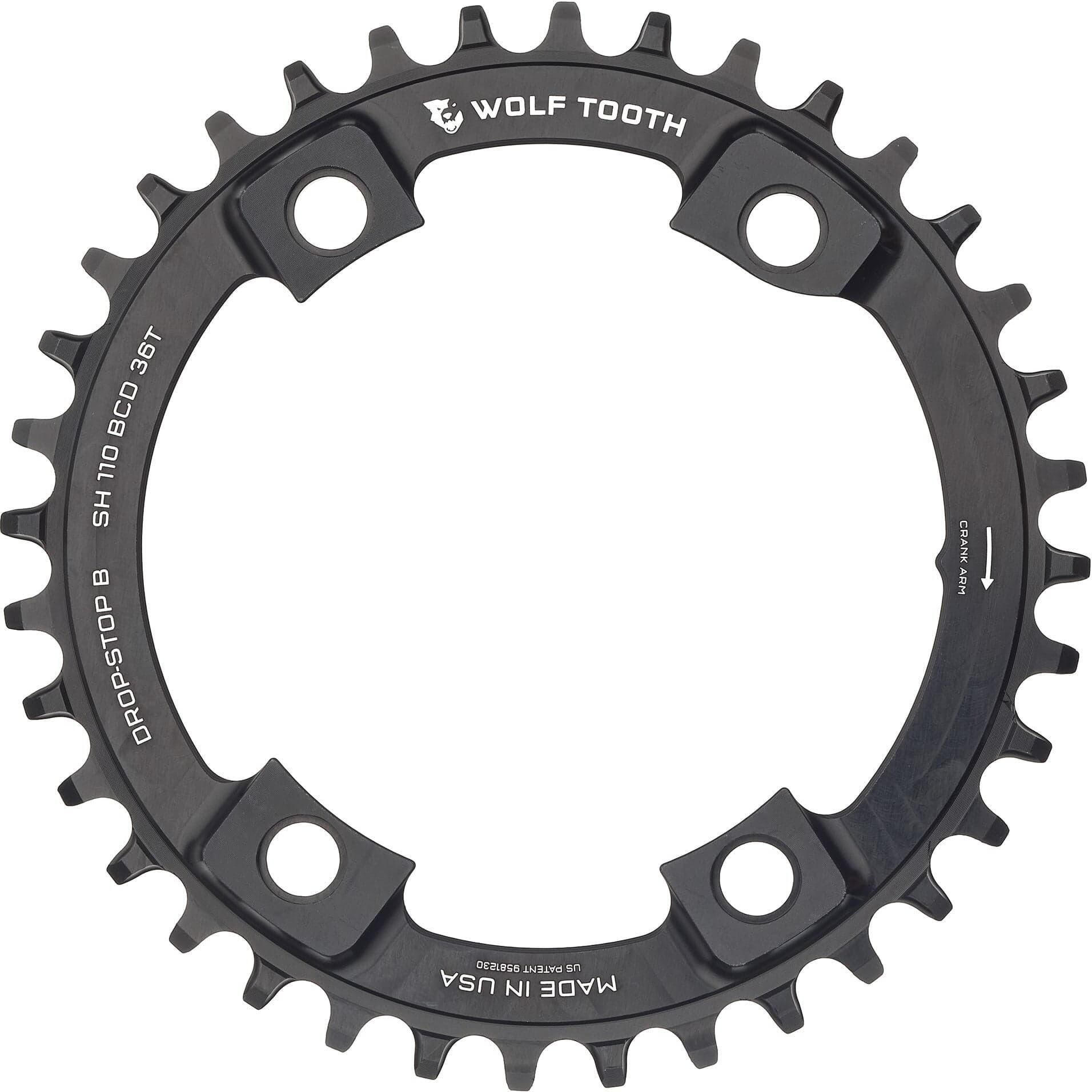 Wolf Tooth 110 BCD Shimano Asymmetric 4-Bolt Chainring | FortNine