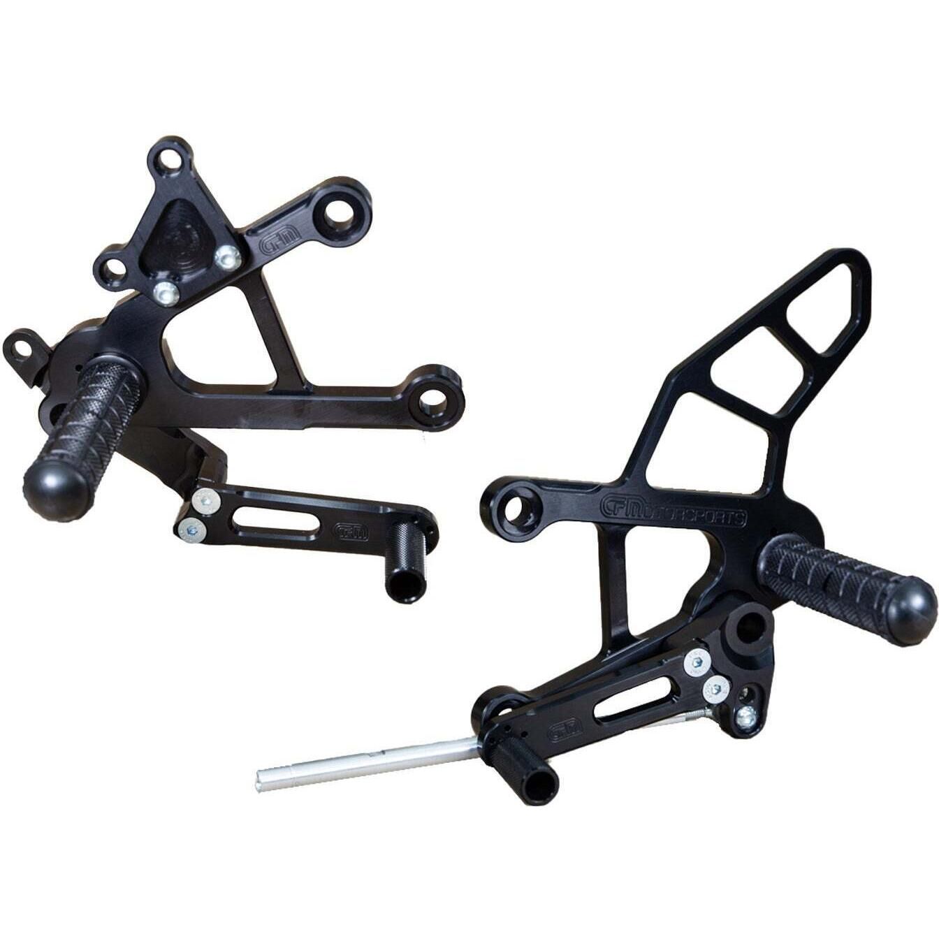 Woodcraft Rearsets with Folding Toe Pieces - Standard/GP Shift