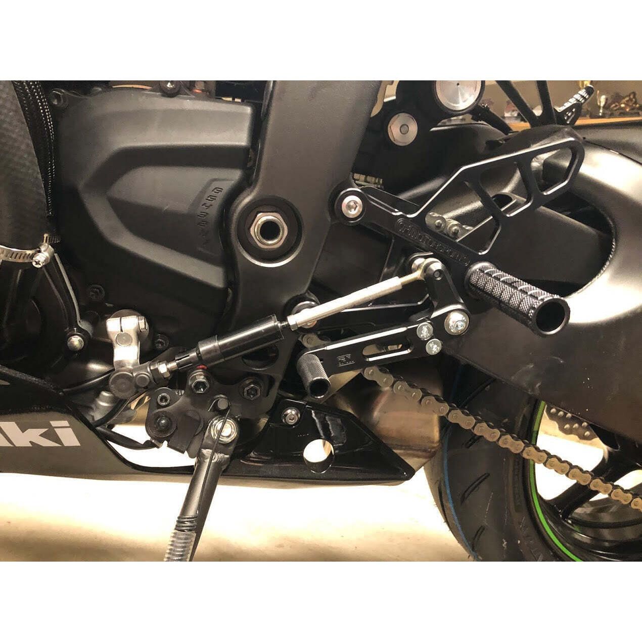 Woodcraft Rearsets without Folding Toe Pieces - Standard/GP Shift