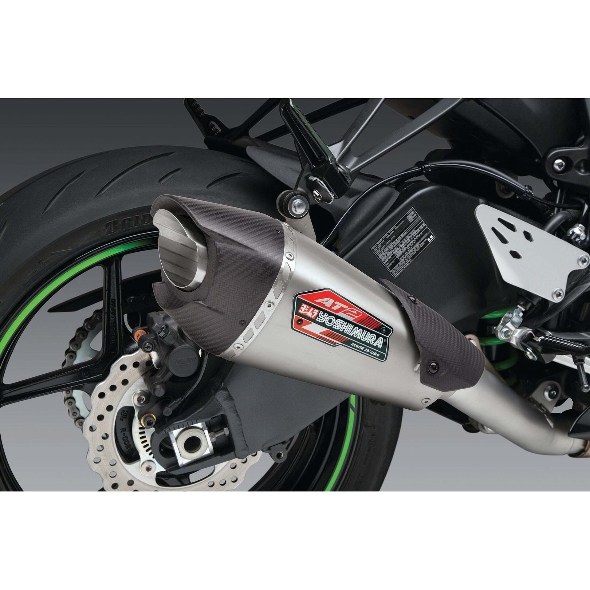 Yoshimura AT2 3/4 Exhaust - Stainless Steel - 14642CP522