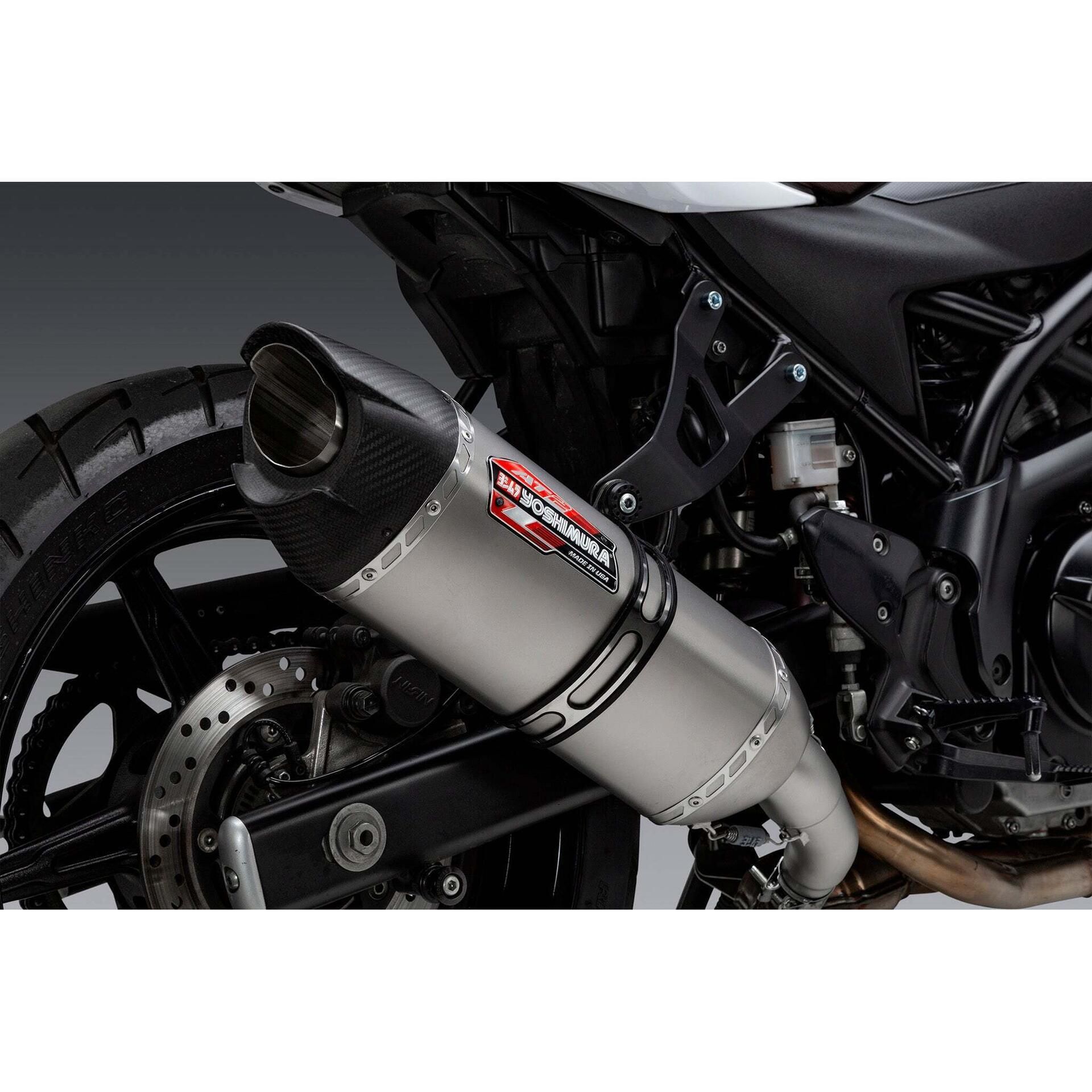 Yoshimura AT2 Slip-On Exhaust - Stainless Steel - 11670BM522