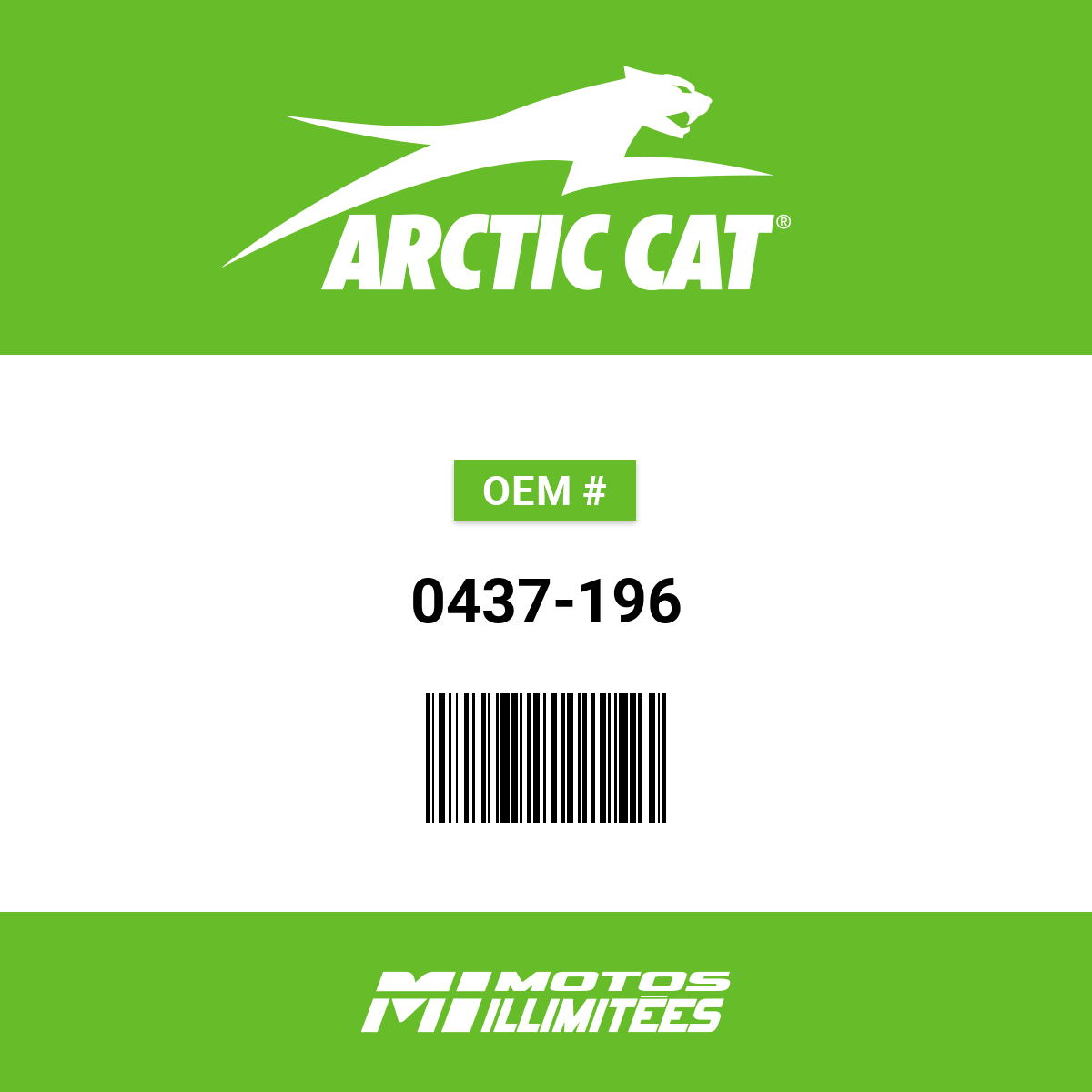 Arctic Cat Kit Clutch Nut Update - 0437-196 | FortNine
