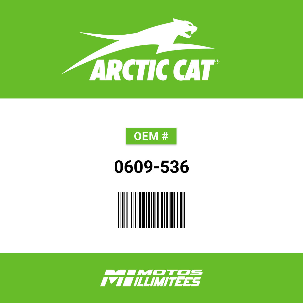 Arctic Cat Kit Rev Button - 0609-536 | FortNine