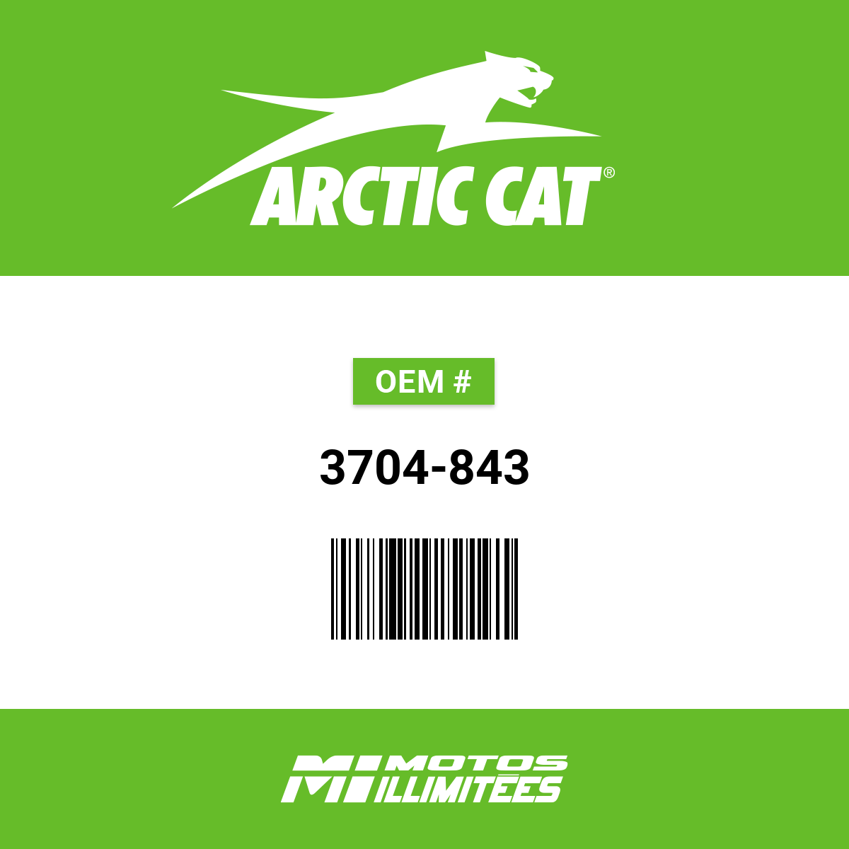 Arctic Cat Update Kit '21 Alpha Rail-154