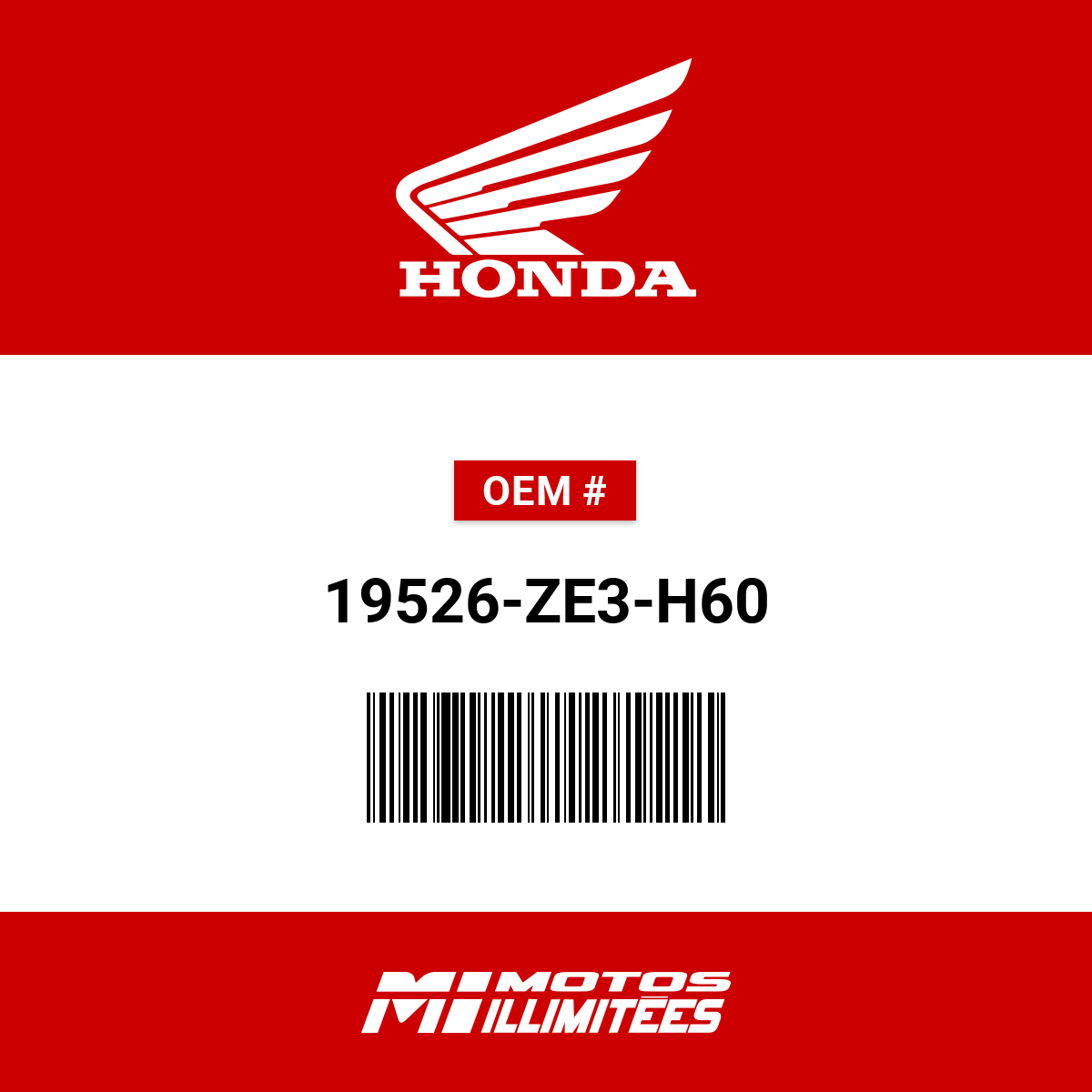 Honda用 TE-W500 TE114 TE443 Honda Extension Oil Drain - 19526-ZE3-H60 | FortNine