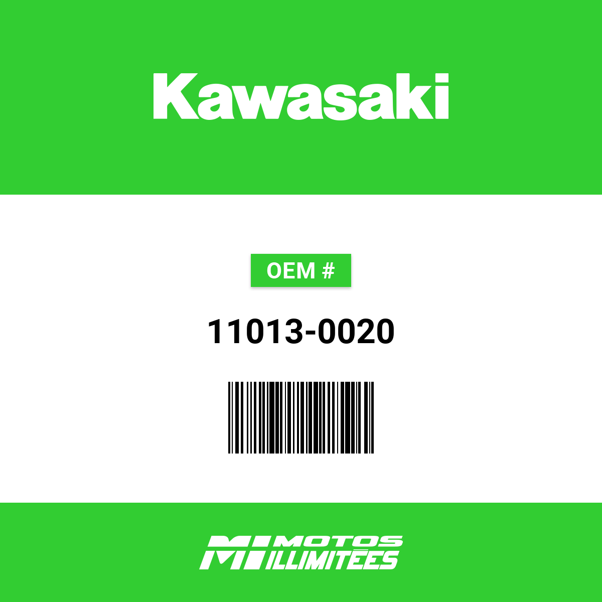 Kawasaki Element-Air Filter - 11013-0020 | FortNine