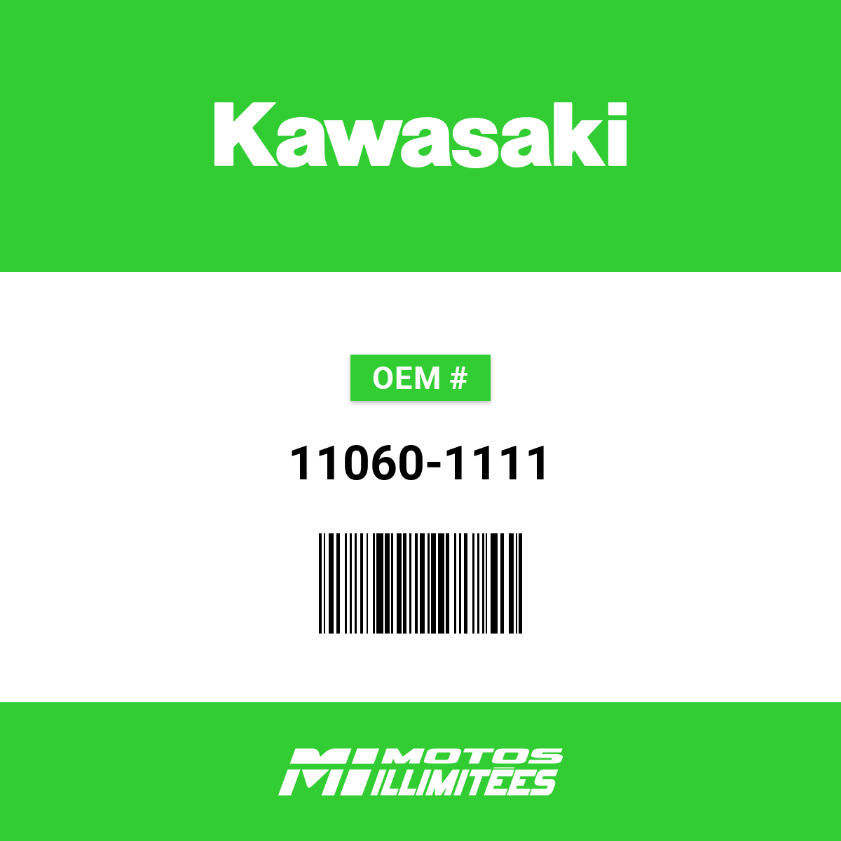 Kawasaki Gasket Clutch Cover - 11060-1111 | FortNine