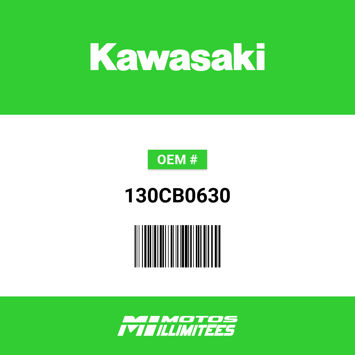 Kawasaki Bolt-Flanged 6X30 - 130CB0630 | FortNine