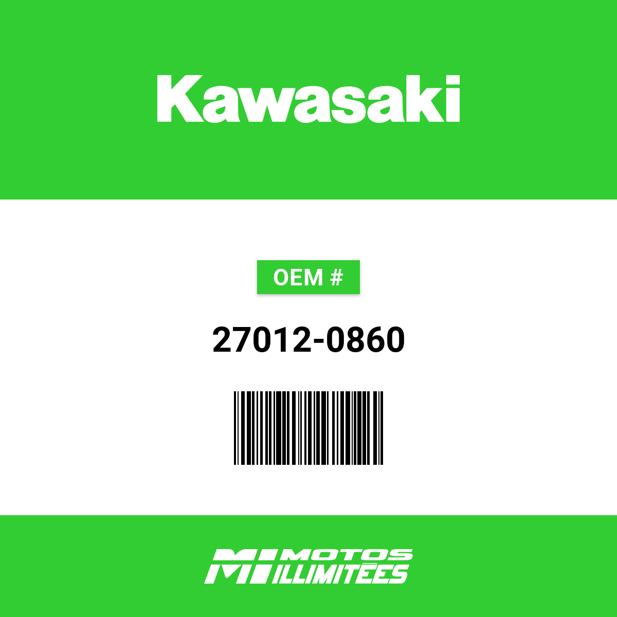 Kawasaki Hook Door - 27012-0860 | FortNine
