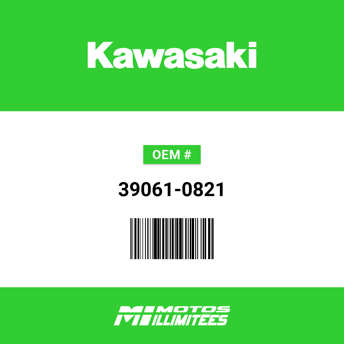 Kawasaki Radiator Assembly Right Hand - 39061-0821