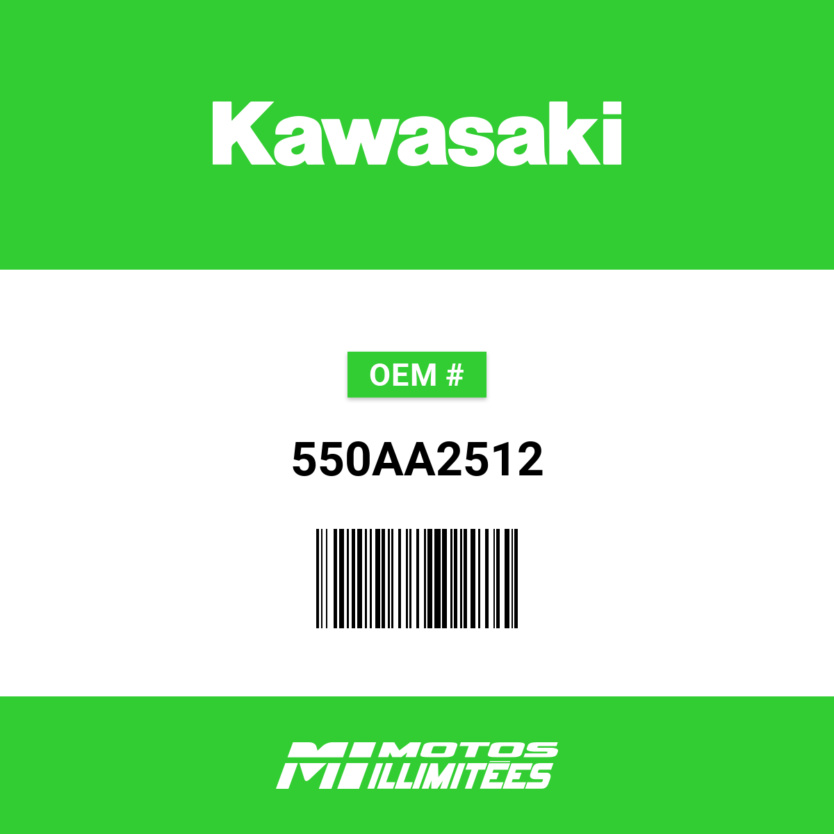 Kawasaki Pin-Cotter - 550AA2512 | FortNine