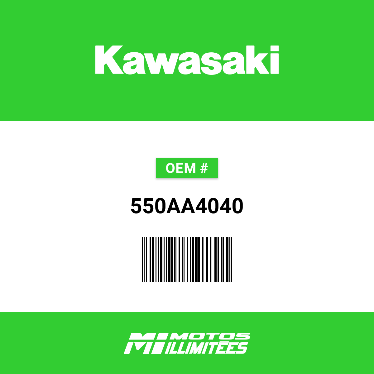 Kawasaki Pin-Cotter 4.0X40 - 550AA4040 | FortNine